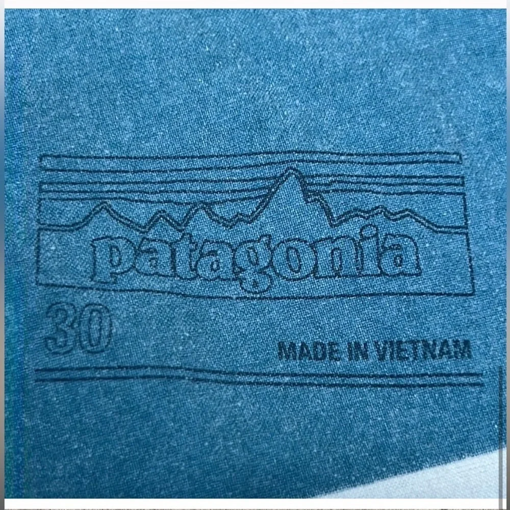 Patagonia Men's Wavefarer Striped Boardshorts Swim Trunks Size 30